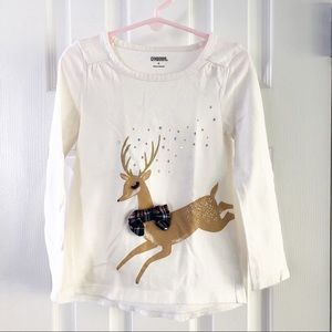 Gymboree Reindeer Sparkle Long Sleeve Tee 5